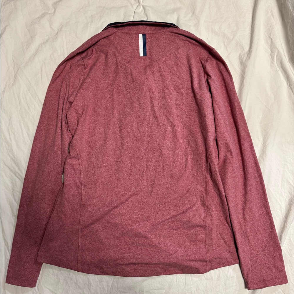 Women's Heather Red Rhoback Quarter-Zip Top - Picture 3 of 3